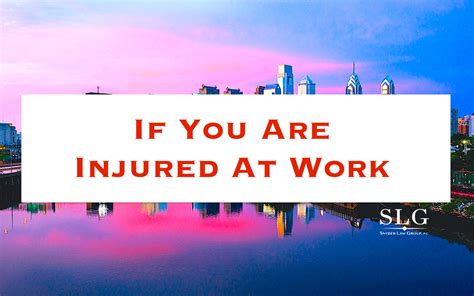 If You Are Injured At Work | Snyder Law Group