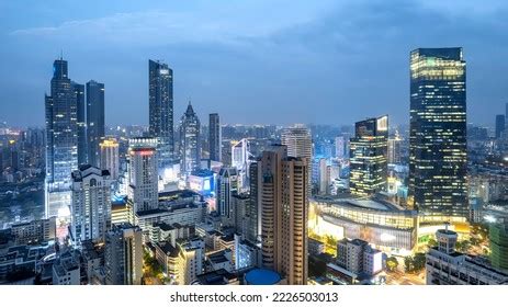 Aerial Photography Wuxi City Skyline Night Stock Photo 2226503013 | Shutterstock