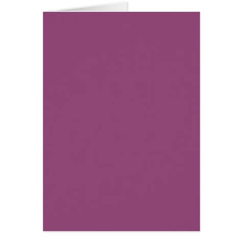 PLUM (solid purple color) ~ Greeting Card