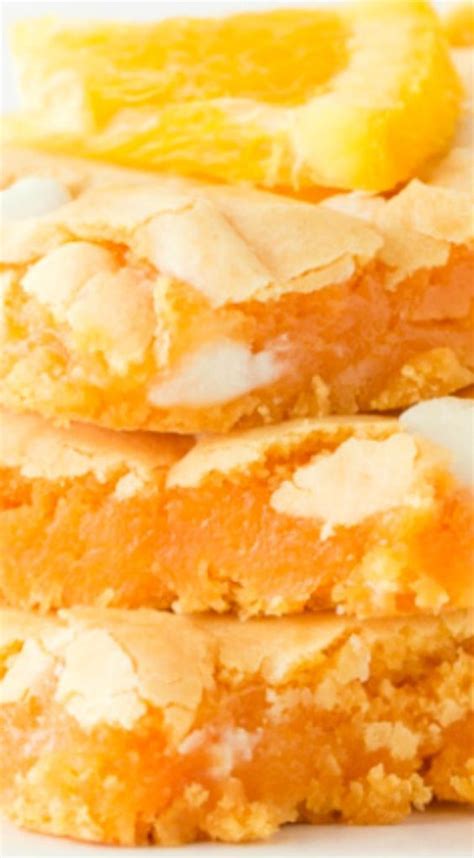 Orange Creamsicle Bars | Recipe | Cake mix bars, Cake mix desserts, Creamsicle cake