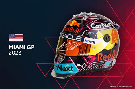 Contest GP Miami: win a by Max Verstappen signed 1:2 Miami GP 2022 helmet! - news.verstappen.com