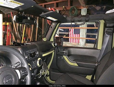 Color matched interior accents Green Jeep Wrangler, Jeep Wrangler Unlimited, Jeep Mods, Buying ...