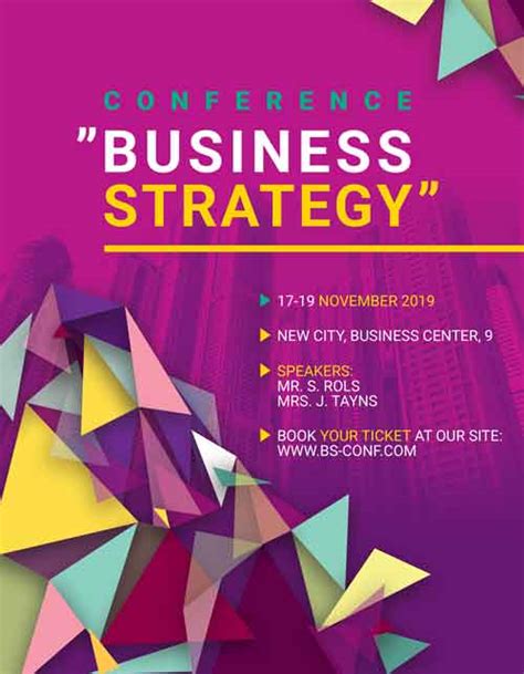 Free Business Strategy Event Flyer Template - Freebie | FreePSDFlyer