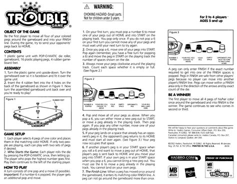 Trouble Game Rules | Official Game Rules