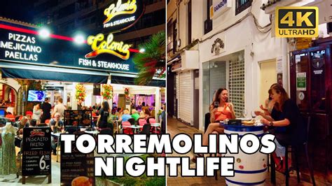 TORREMOLINOS-Nightlife Costa del Sol Spain 🇪🇸 | Bars and Restaurants | 🚶‍ Walking Tour [4K UHD ...