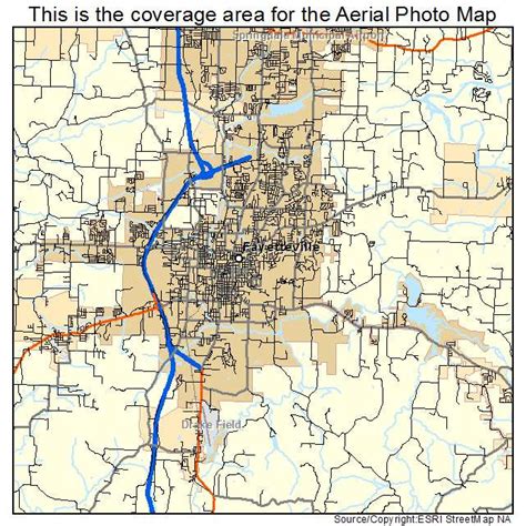 Map Of Fayetteville Arkansas | Zip Code Map