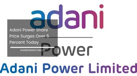 Adani Power Share Price Surges Over 5 Percent Today