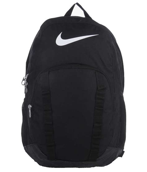 Nike Black Polyester Backpack - Buy Nike Black Polyester Backpack Online at Best Prices in India ...