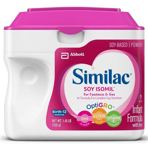 Similac Soy Isomil Infant Formula with Iron, Powder, 1.45 lb - Walmart ...