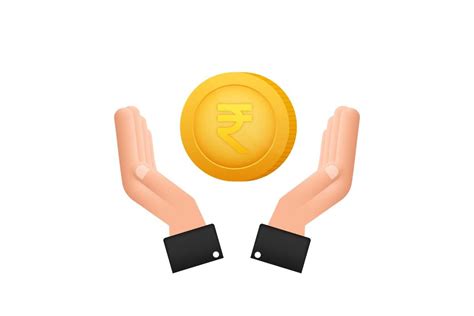 Rupee Coin with Hand, Great Design for Graphic by DG-Studio · Creative ...