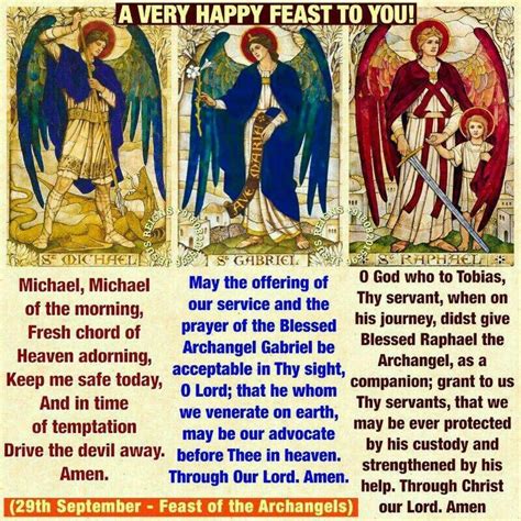 VERY HAPPY FEAST DAY OF ARCHANGELS ST.MICHAEL, ST.GABRIEL AND ST.RAPHAEL, "Archangels St.Michael ...