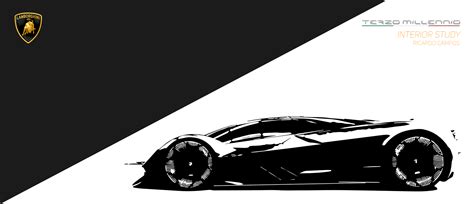 LAMBORGHINI TERZO MILLENNIO INTERIOR STUDY on Behance