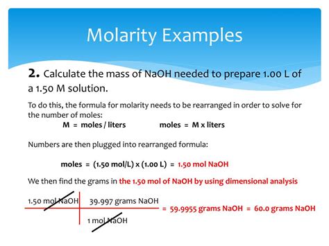 PPT - Molarity and Dilutions PowerPoint Presentation, free download - ID:6802797