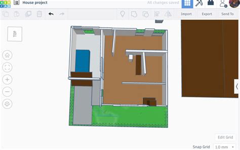 3D design House project - Tinkercad