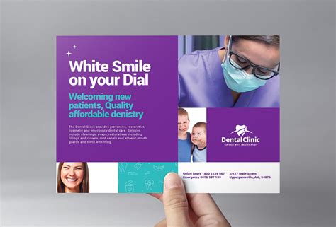 Dental Clinic Flyer Template in PSD, Ai & Vector - BrandPacks