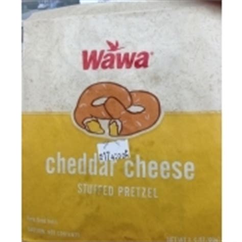 Wawa Cheddar Cheese Stuffed Pretzel: Calories, Nutrition Analysis ...