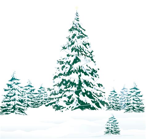 winter snow trees blank clipart 10 free Cliparts | Download images on Clipground 2024