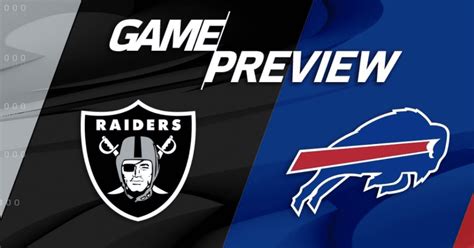 New Game Preview: Raiders Vs Bills - Week 4 - 10/4/2020 | Franchise ...