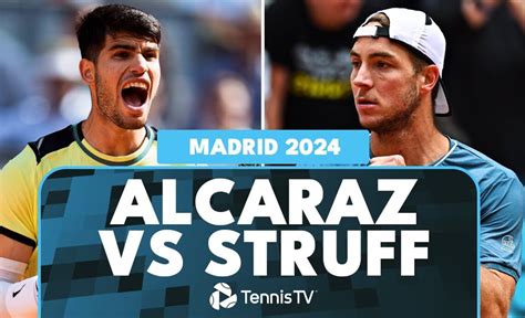 Carlos Alcaraz vs Jan-Lennard Struff | Madrid 2024 Match Highlights ...