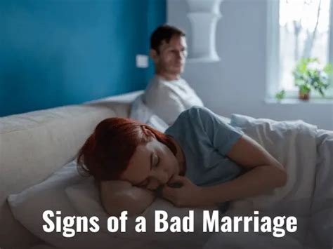 20 Most Common Signs Of A Bad Marriage