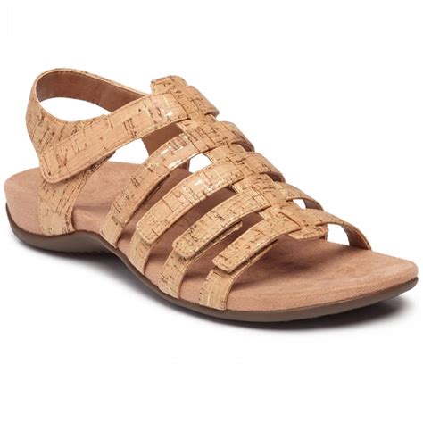 Vionic Women's Harissa Sandal Gold Cork | Birkenstock & More