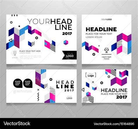 Headline banner - template Royalty Free Vector Image