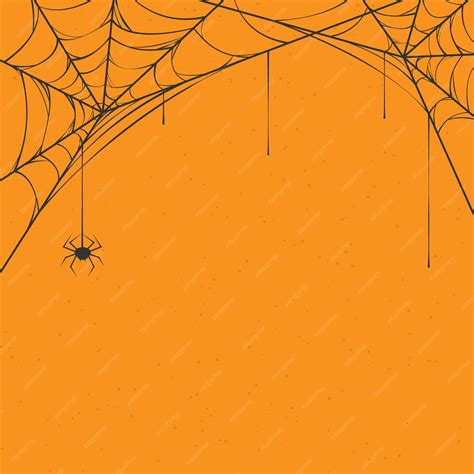 Premium Vector | Spider web background halloween template