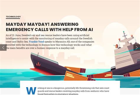 Mayday Mayday! Answering emergency calls with help from AI - Ship ...