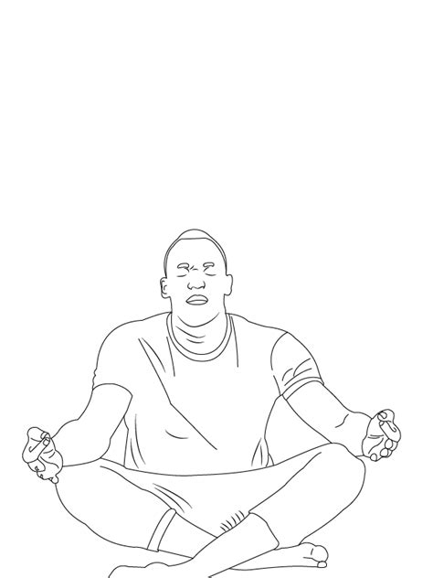 Usain Bolt with Jamaica Flag Coloring Page - Free Printable Coloring Pages for Kids