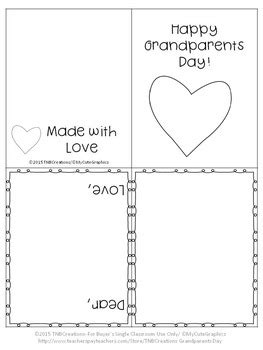 Grandparents Day Printable Cards