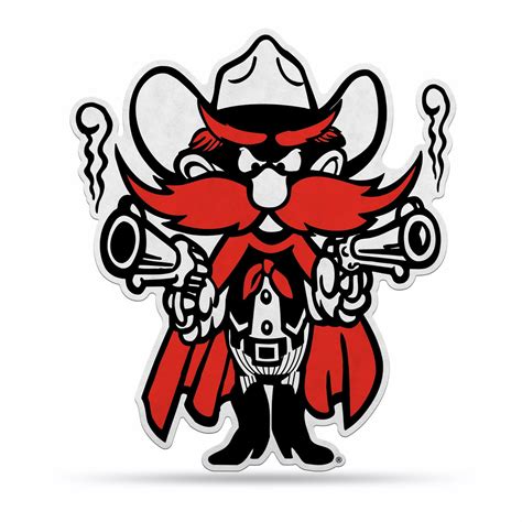 Texas Tech Red Raiders Pennant Shape Cut Mascot Design - Sports Fan Shop