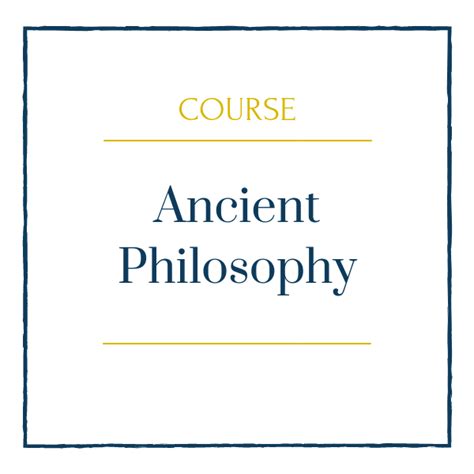 Ancient Philosophy - Catholic Studies Academy