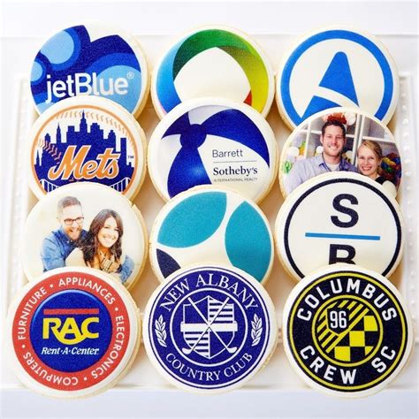 Custom Logo Cookies - Etsy