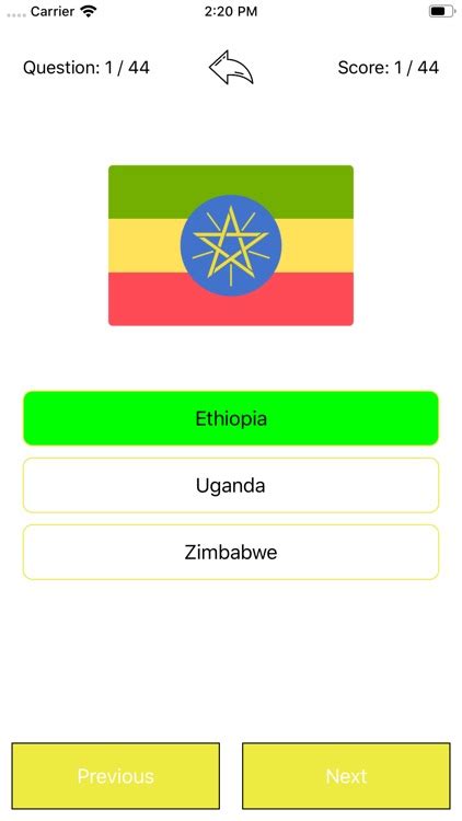 African flags quiz by Panteley Belitrov