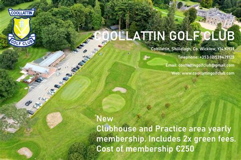 Become A Member - Coollattin Golf Club