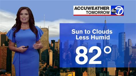 NYC Weather: Sun to clouds and less humid Thursday - ABC7 New York