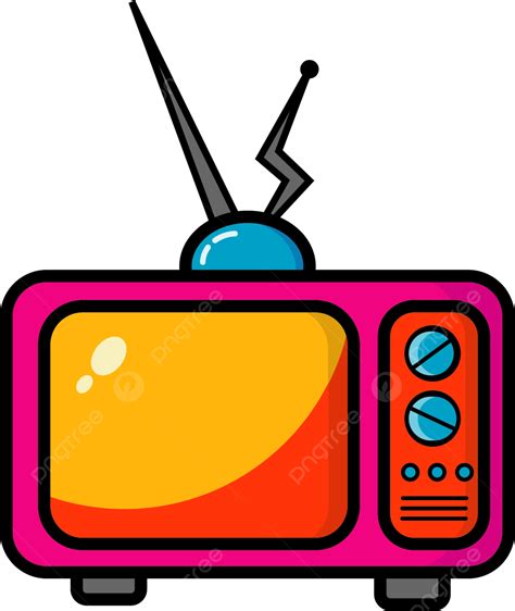 Vector De Tv Retro PNG , Televisión, Electrónica, Retro PNG y Vector ...