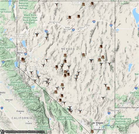 Uncovering The Riches Beneath: A Comprehensive Guide To Nevada Gold Mine Maps - Mendocino ...