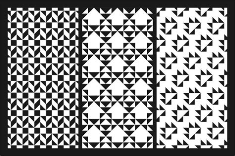 Textile seamless geometric patterns By ExpressShop | TheHungryJPEG