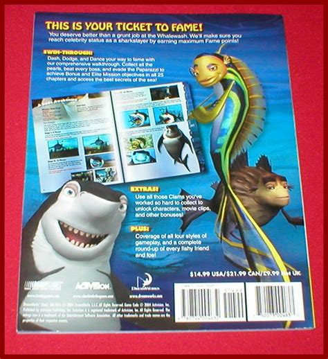 Shark Tale Official Strategy Guide for XBOX PS2 and Gamecube System NEW ...