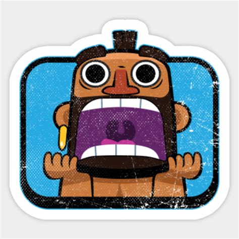 Hog Rider Scream Emote - Clash Royale - Sticker | TeePublic