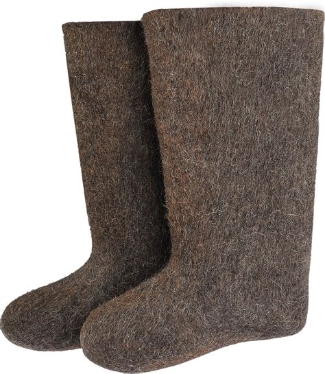 Amazon.com | Valenki Russian Traditional Winter Felt Boots 100% Wool ...