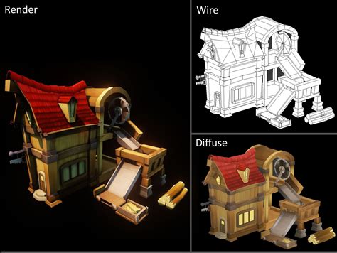 3D STUDIO MAX 제압하기 (3DS MAX, ZBRUSH, MAYA, 게임엔진) : 네이버 카페 | Домики
