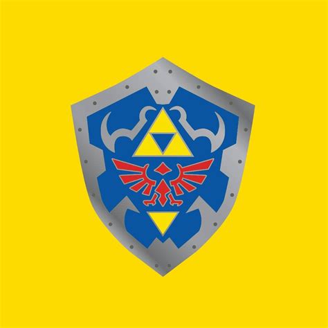 Tloz Ocarina of Time Hylian Shield Enamel Pin - Etsy