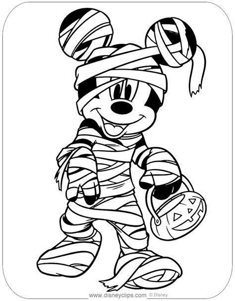 Halloween Coloring Page Disney - 149+ File SVG PNG DXF EPS Free
