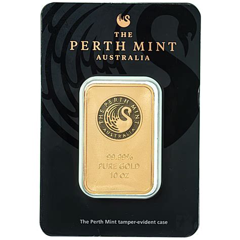 Buy 10 oz Perth Mint Gold Bullion Bar