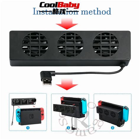 Cooling Fan for Nintendo Switch NS Original Stand Game Console Dock ...