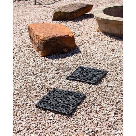 BirdRock Home Decorative Garden Rubber Stepping Stones Tile & Reviews | Wayfair