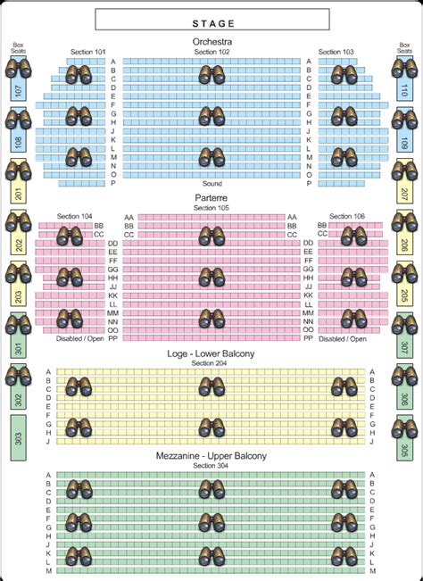 Theatre Seating Map & Views | Classic Center, GA