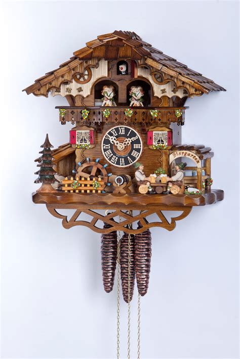 Original handmade Black Forest Cuckoo Clock / Made in Germany 2-6259t - The world of Cuckoo ...